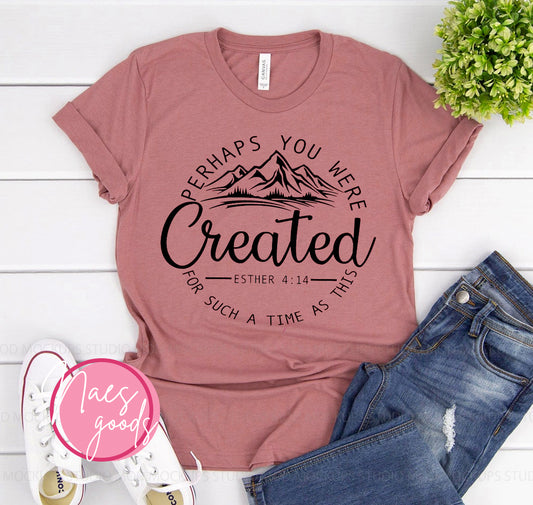 Perhaps You Were Created T-shirt