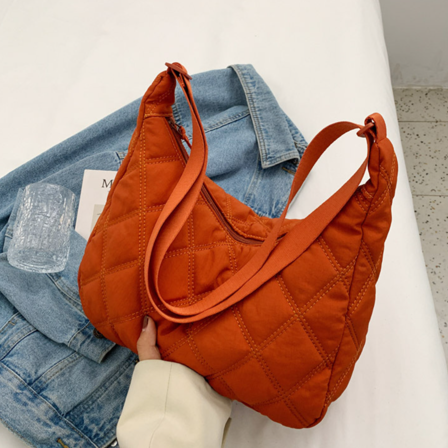 Millie Quilted Shoulder Bag