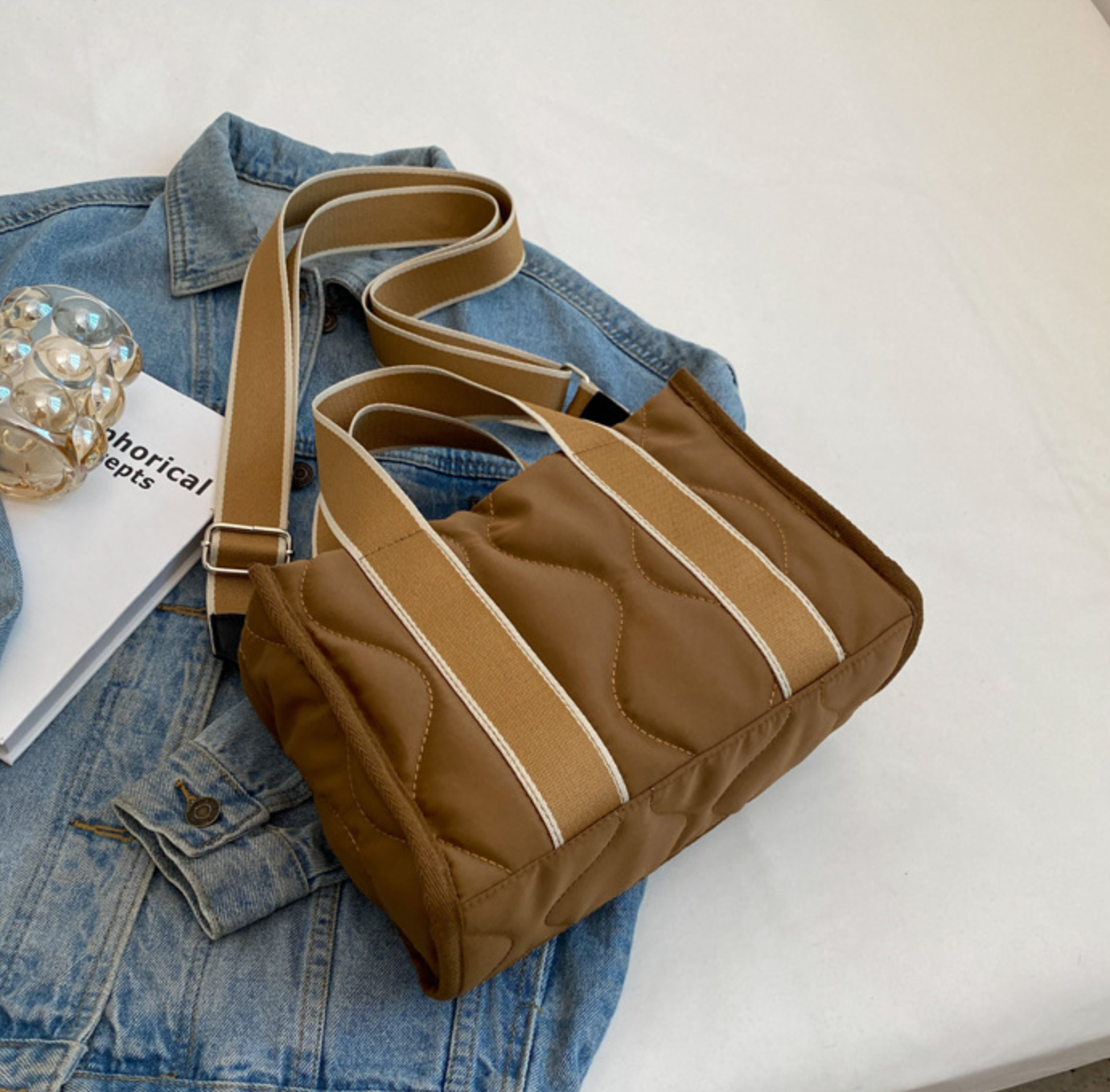 Melinda Quilted Shoulder Bag