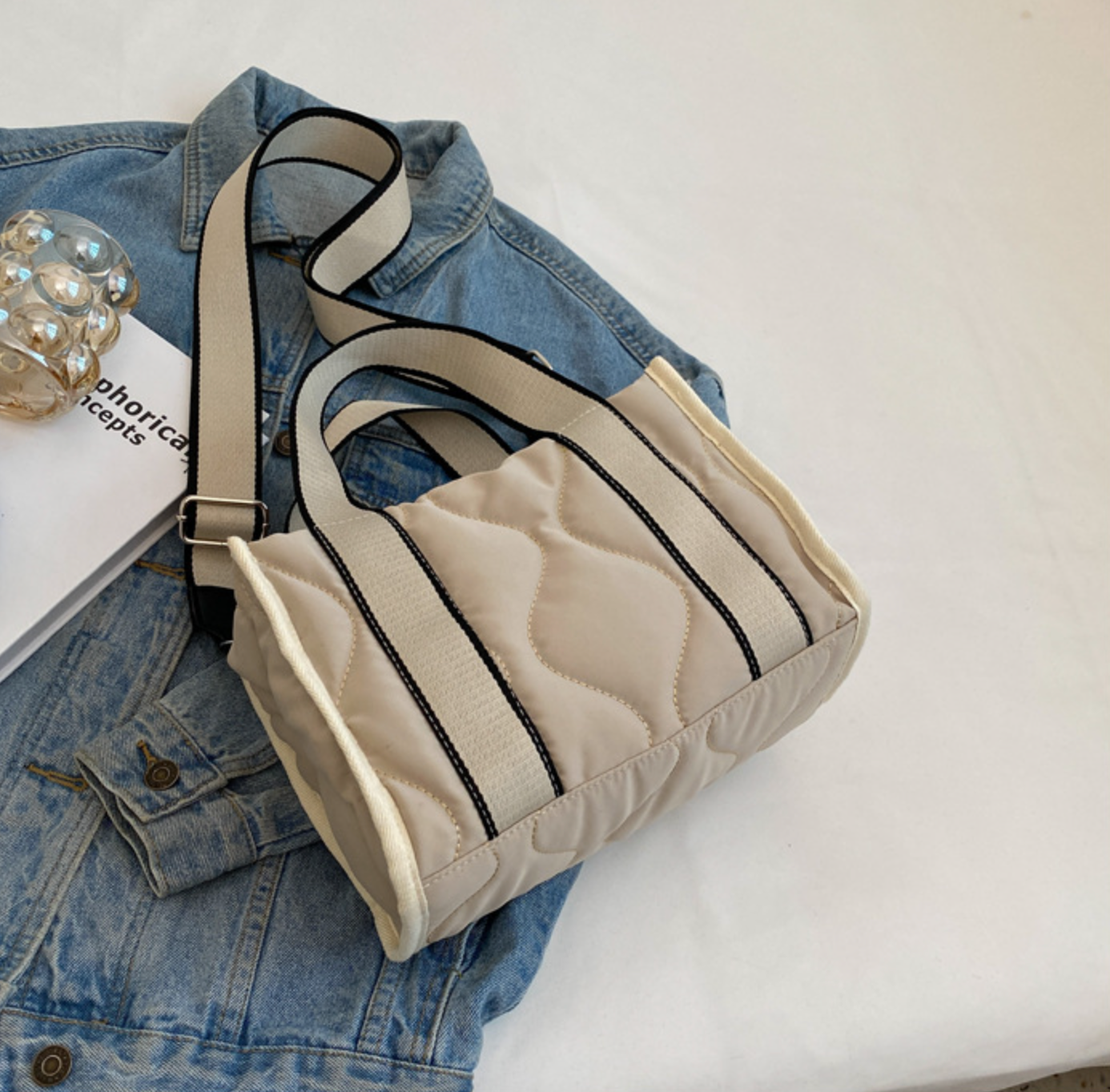 Melinda Quilted Shoulder Bag