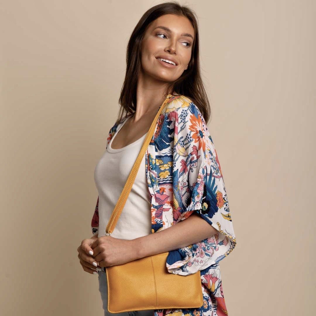 Tonya Genuine Leather Crossbody