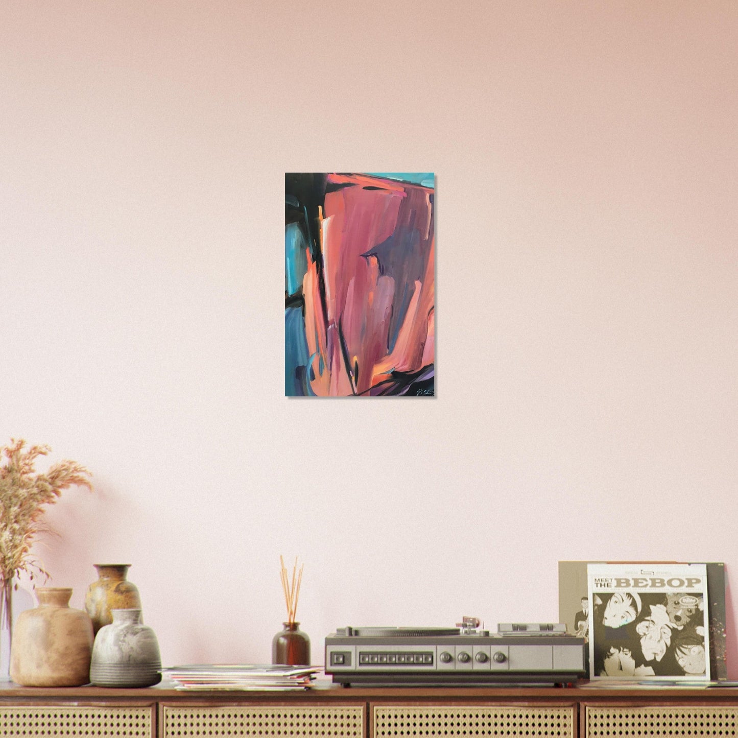 'Colorscape' Abstract I 12x18 Museum-Quality Matte Paper Poster | Original Artwork by American Artist Barbara Cleary