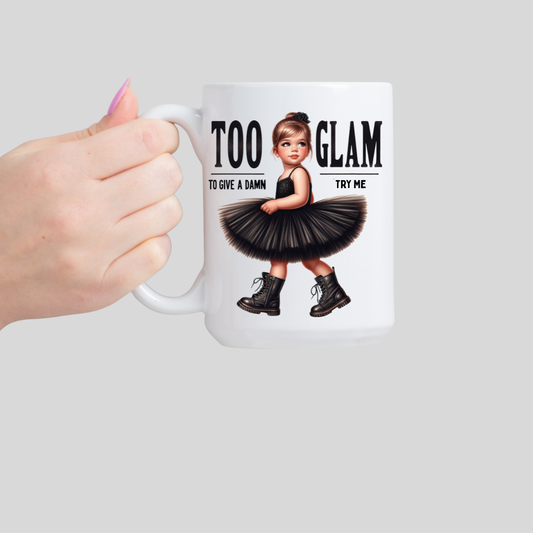 Too Glam, Trendy Ceramic Coffee Mug
