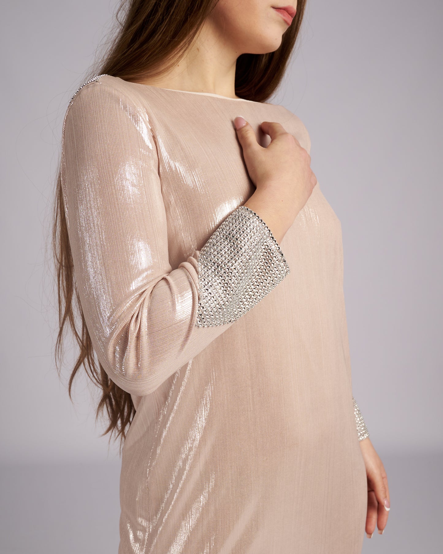 Laurelle Maxi Dress with Slits and Open Back " evening dresses "
