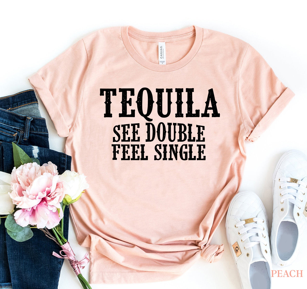 Tequila See Double Feel Single T-shirt