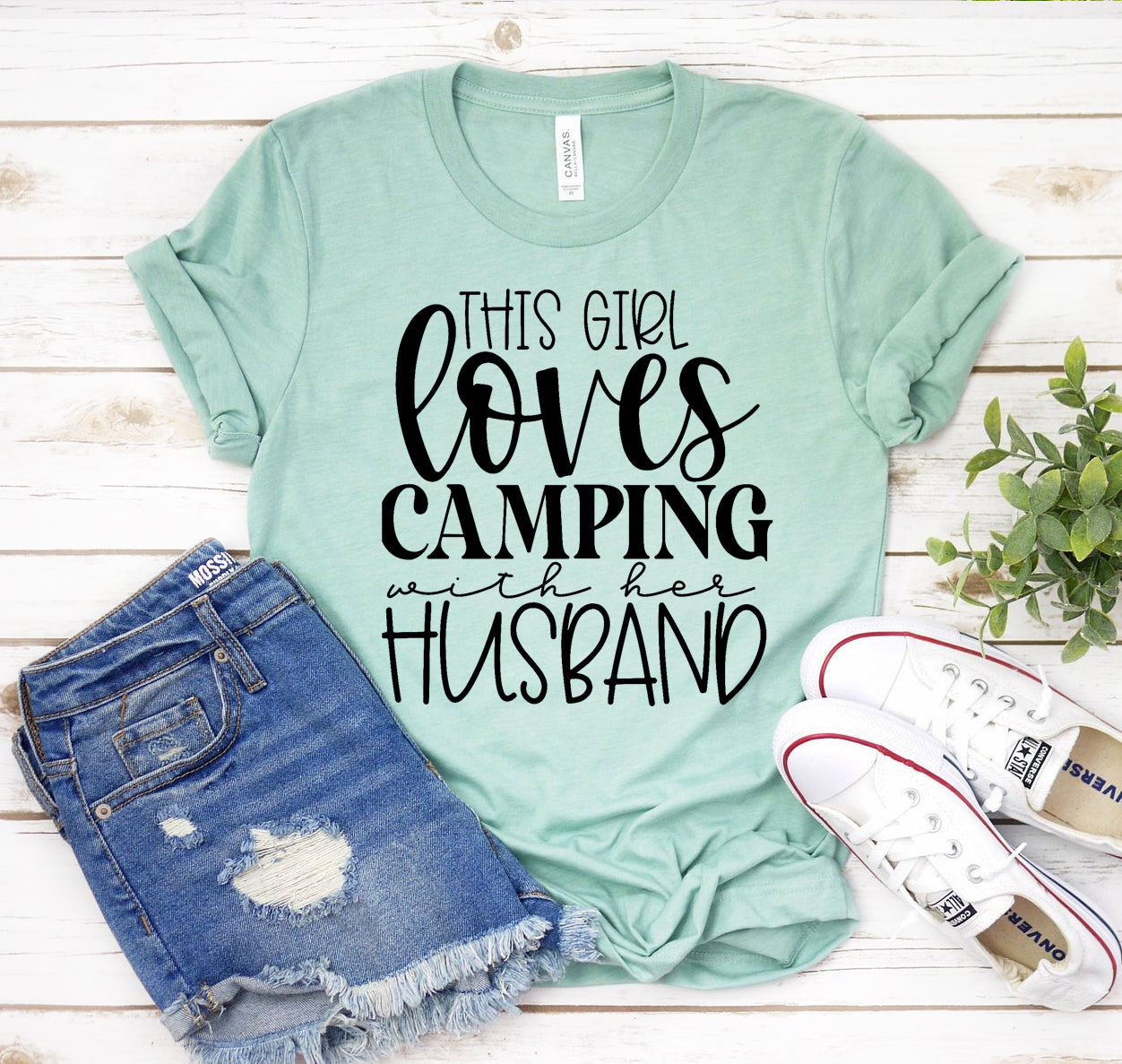 This Girl Loves Camping T-shirt