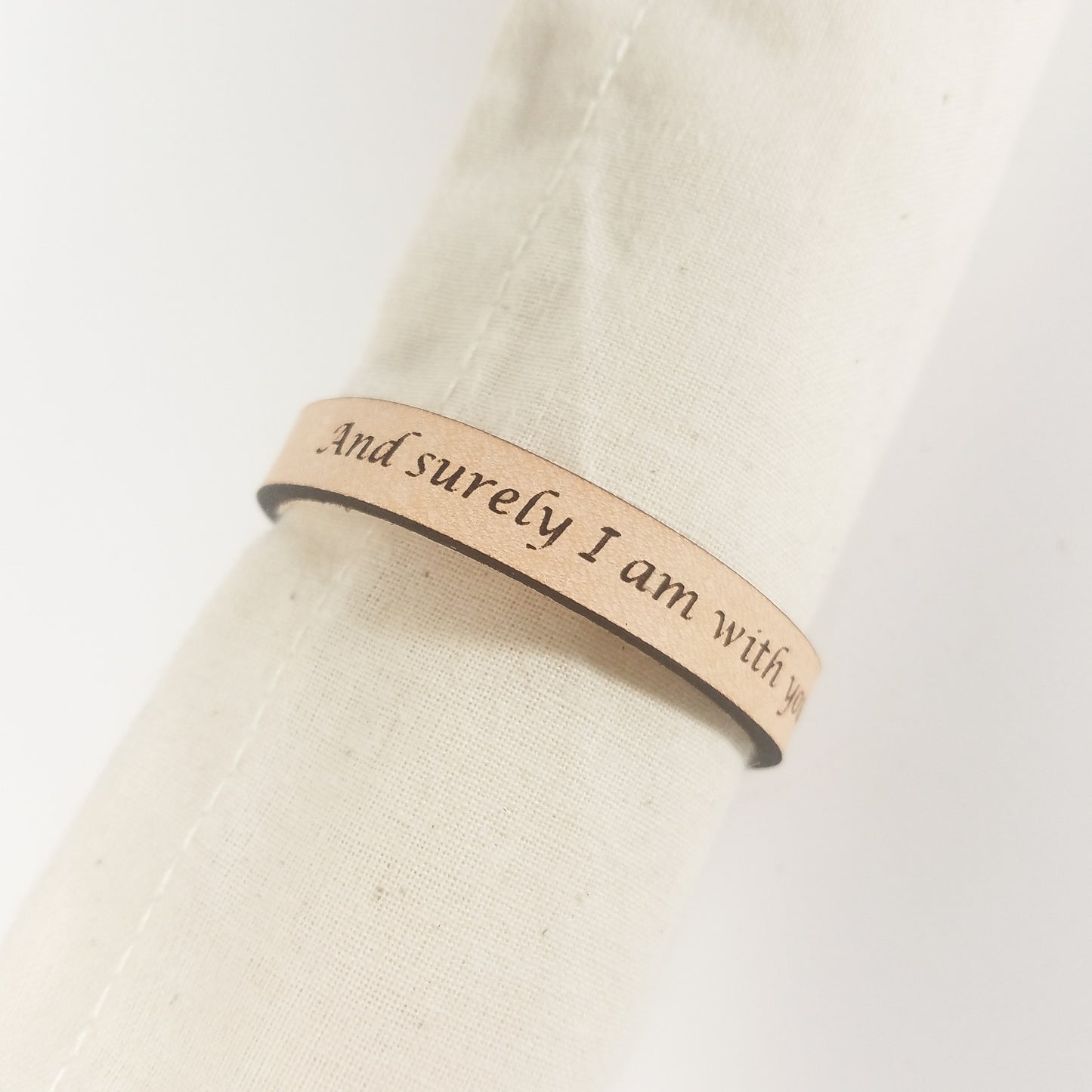 Spiritual Quote Bracelets - And surely I am with you always