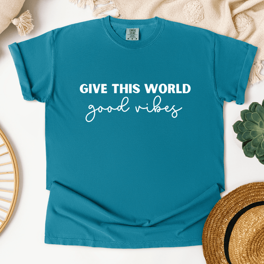 Good Vibes T-Shirt Blue