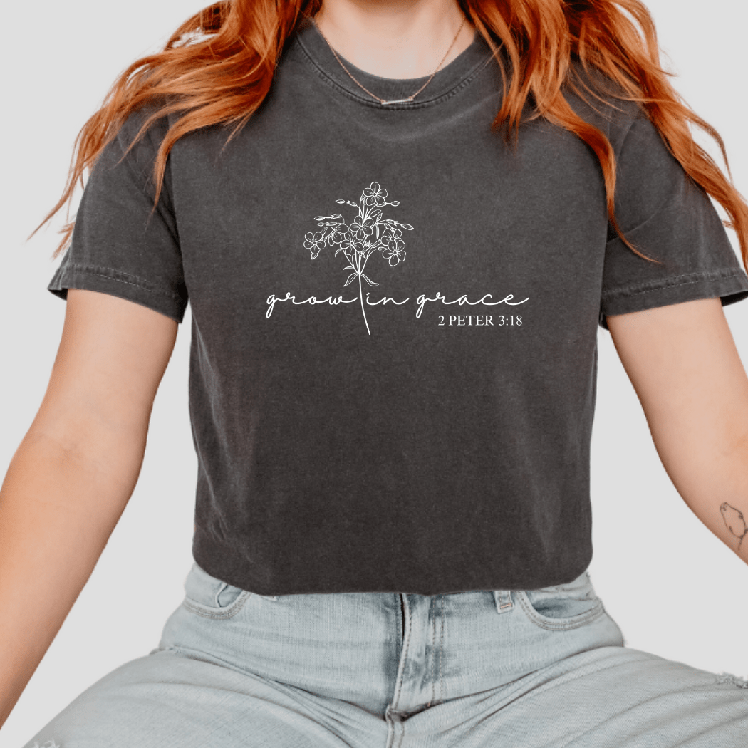 Grow In Grace Pepper T