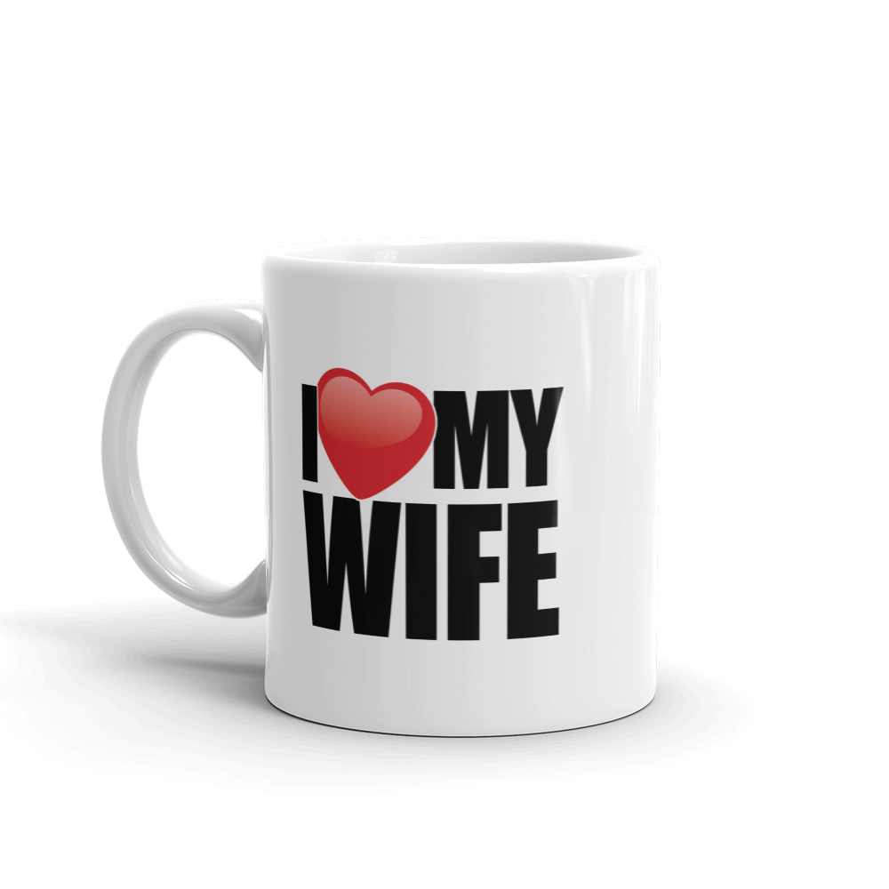 I Love My Wife Coffee Mug