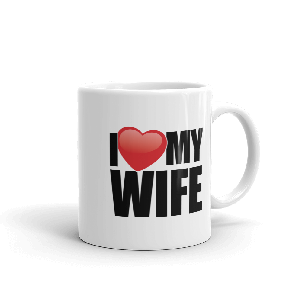 I Love My Wife Coffee Mug