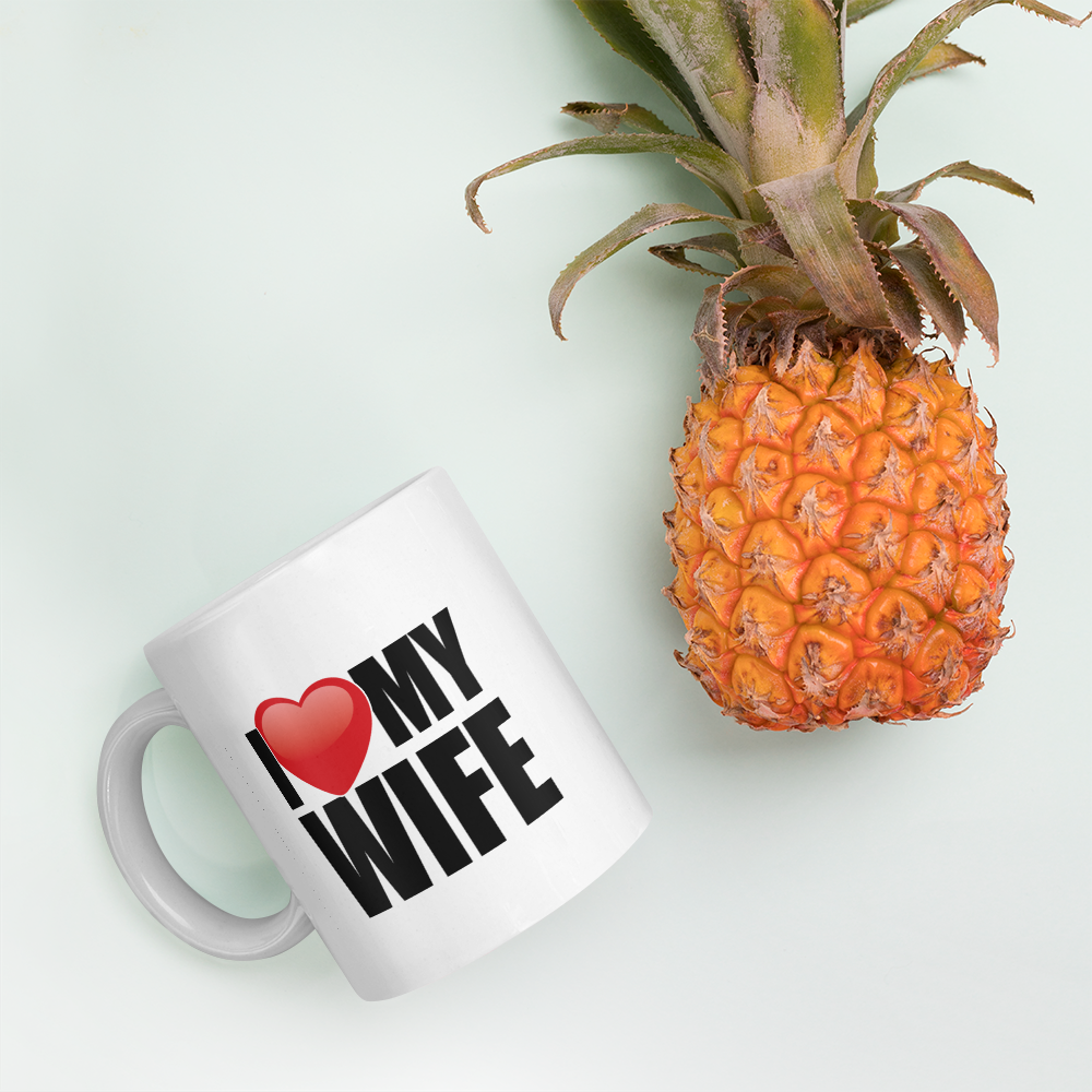 I Love My Wife Coffee Mug