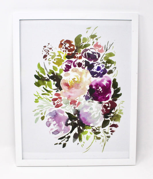 Gardener Floral Art Print, 11x14in, Floral Artwork, Home Decor, Flower Art