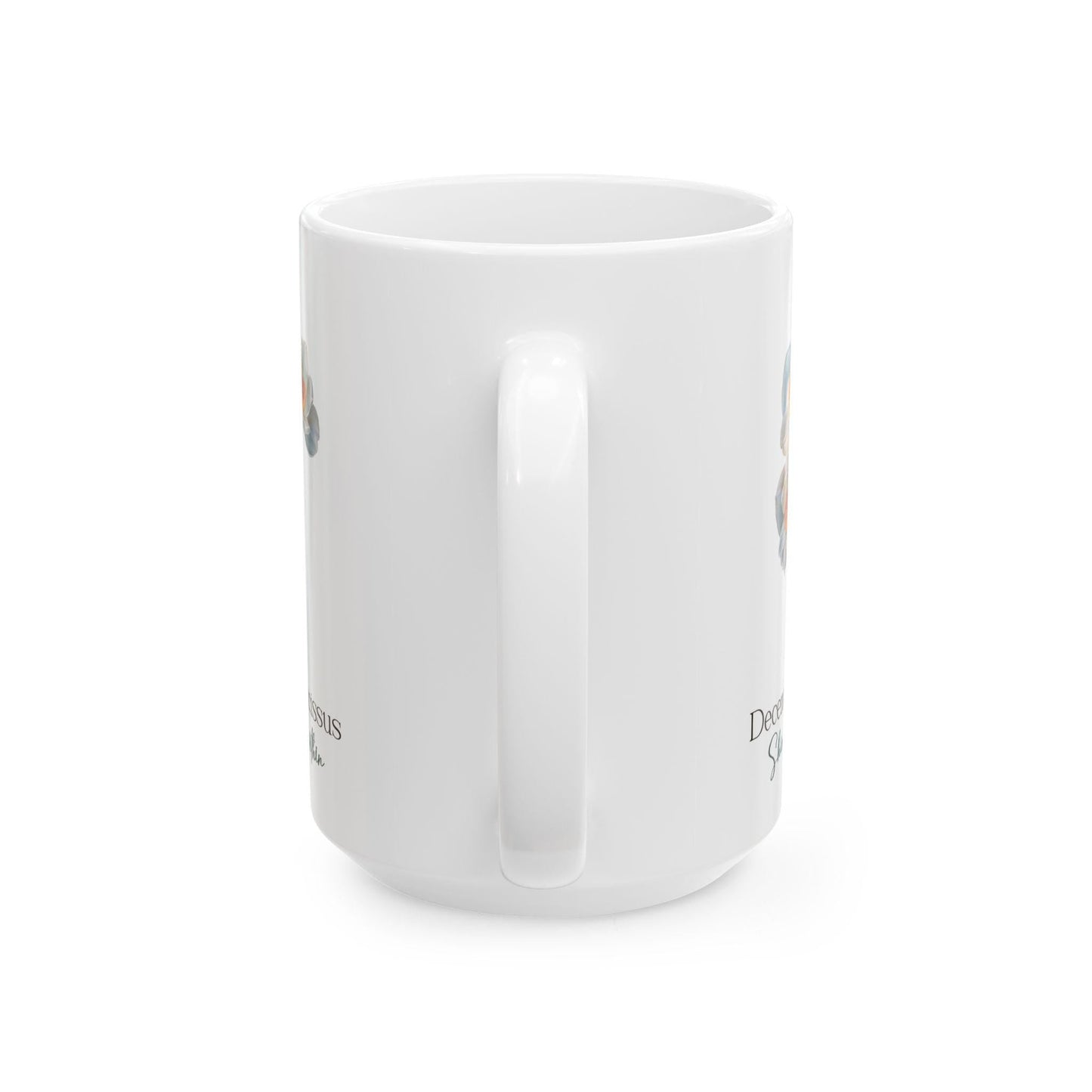 December Birth Flower Mug | Narcissus Floral 15oz Coffee Cup