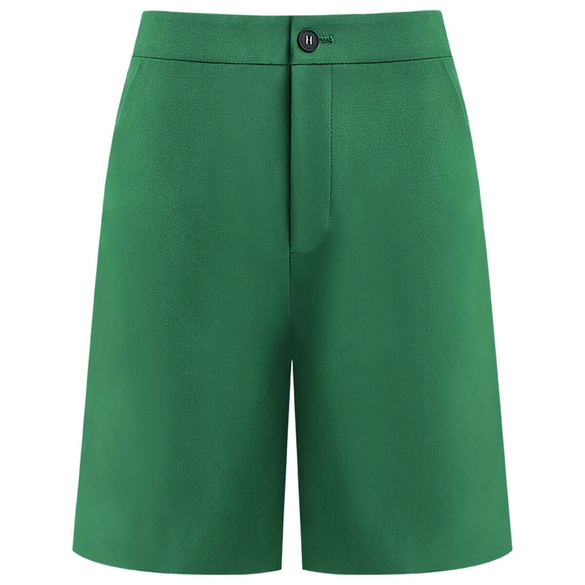 Illuminating Bermuda Green Shorts