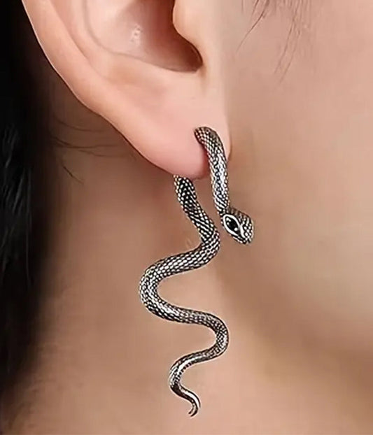 Snake Earrings Dangle Goth Earrings