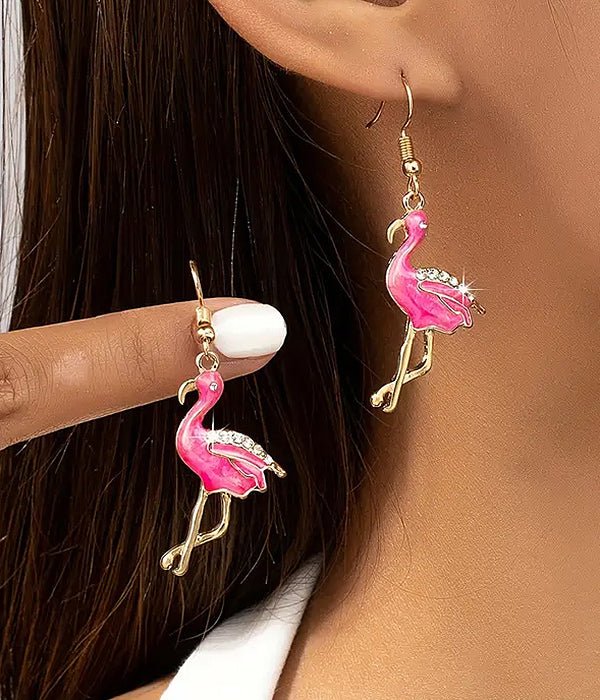 FLAMINGO EARRINGS