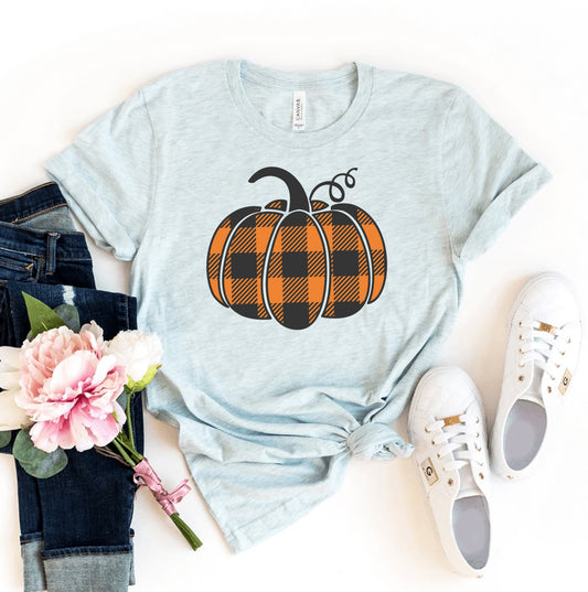 Plaid Pumpkin T-shirt