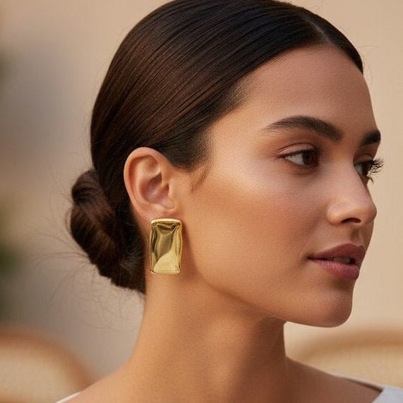 Earrings Giselle - Gold Plated Elegant Earrings