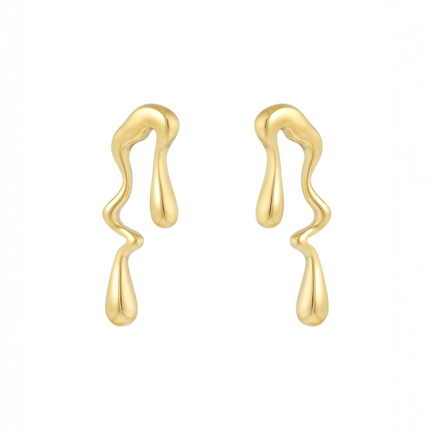 Earrings Selestia - Gold Plated Celestial Earrings