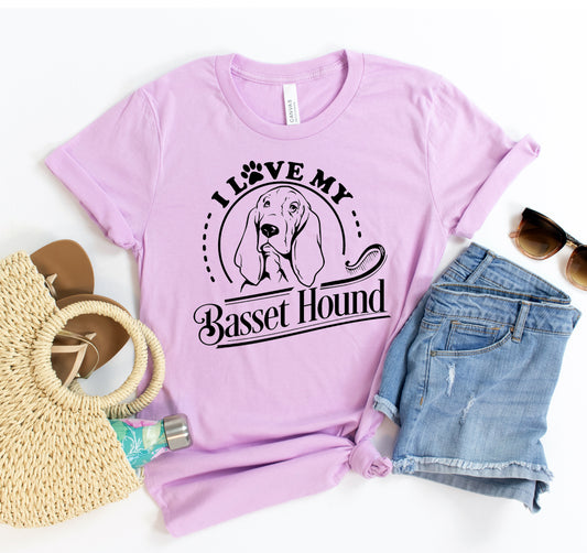I Love My Bassethound T-shirt