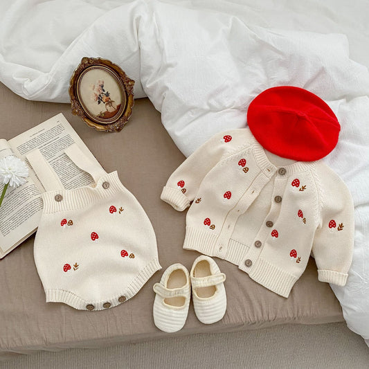 Baby Girl Embroidered Pattern Cardigan, MyKids-USA®, Baby & Toddler Outfits, MyKids-USA -  -  -  -  -  -  - .