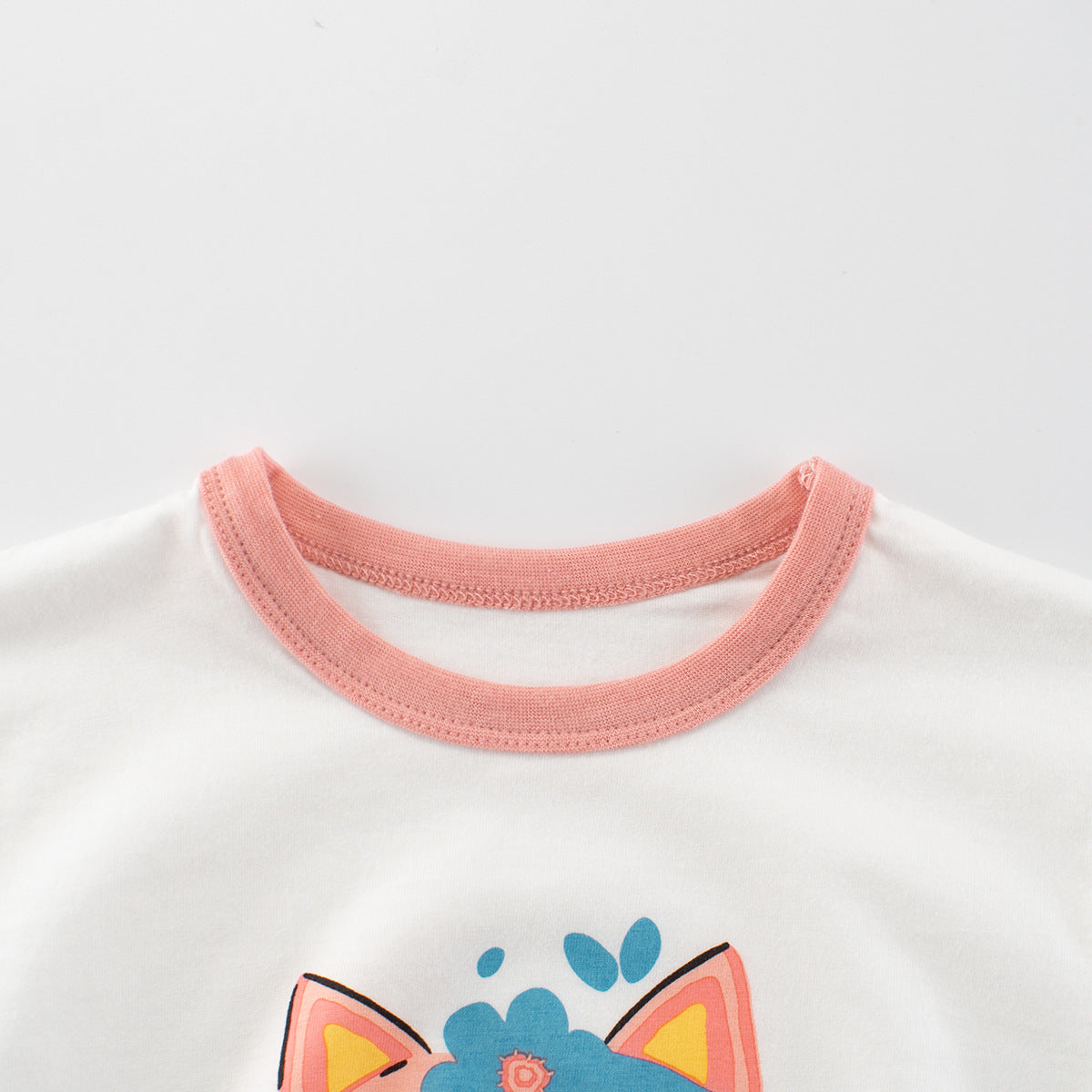 Summer Girls’ Cartoon Cats Pattern Printed T-shirt in European and American Style, MyKids-USA®, Baby & Toddler Tops, MyKids-USA -  -  -  -  -  -  - .