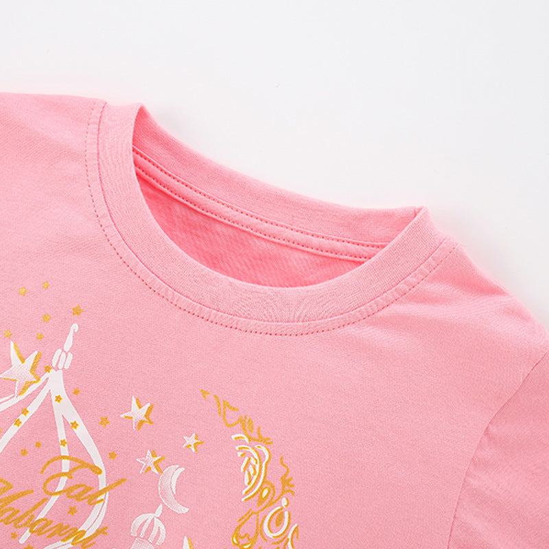 Spring and Autumn Girls Stars Pattern Long Sleeves Top and Pants Clothing Set, MyKids-USA®, Baby & Toddler Outfits, MyKids-USA -  -  -  -  -  -  - .