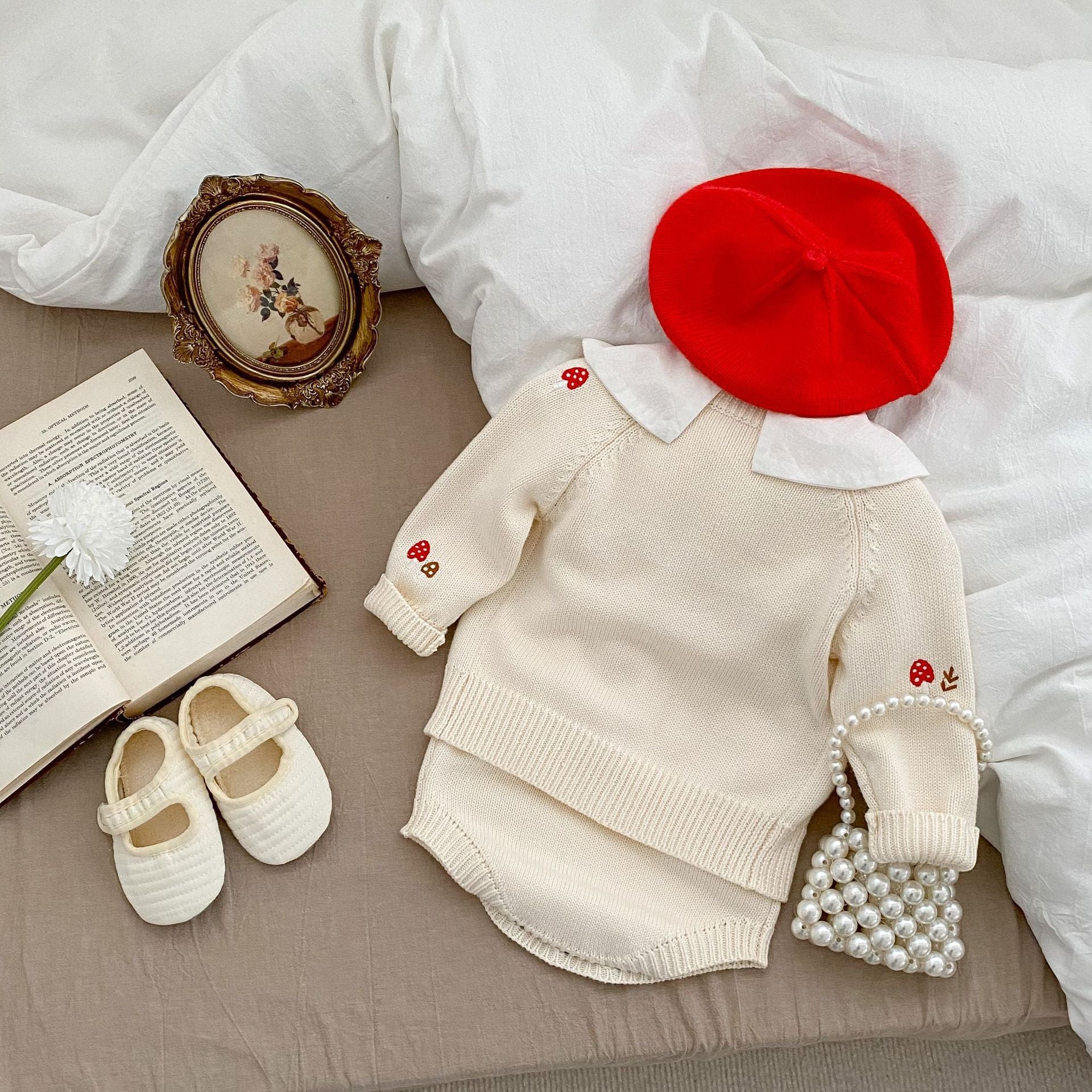 Baby Girl Embroidered Pattern Cardigan, MyKids-USA®, Baby & Toddler Outfits, MyKids-USA -  -  -  -  -  -  - .