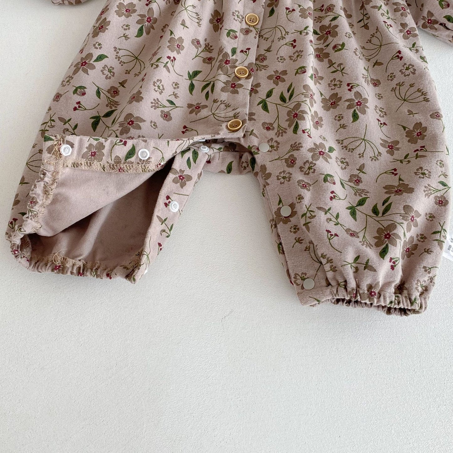 Autumn Arrival Baby Girls Long Sleeves Floral Pattern Single Breasted Rompers, MyKids-USA®, Baby One-Pieces, MyKids-USA -  -  -  -  -  -  - .