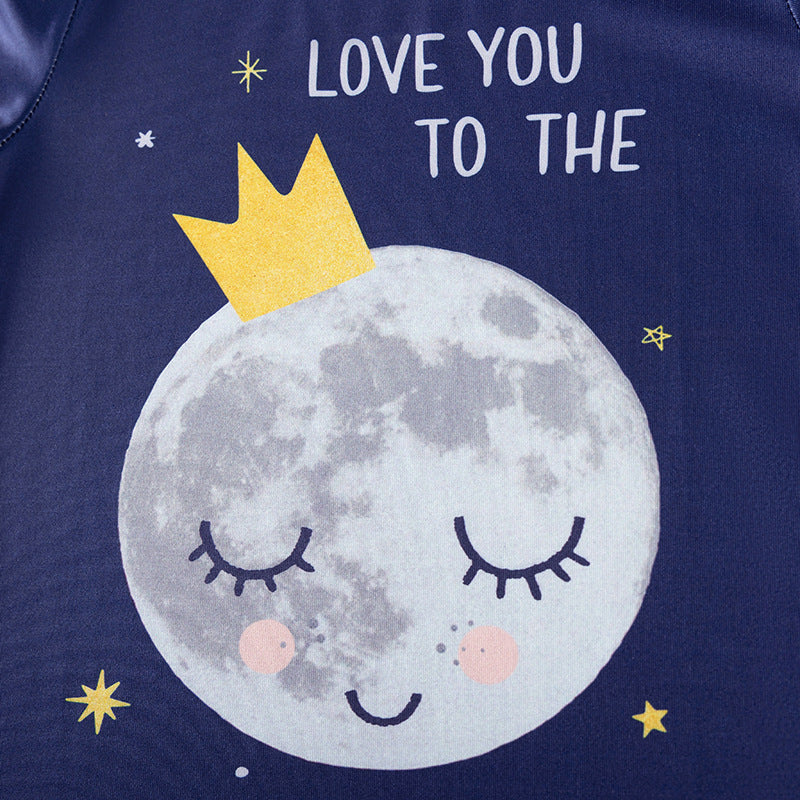 Baby and Kids Girls Universe Cartoon Pattern Long Sleeves Casual Pajamas Clothing Set, MyKids-USA®, Baby & Toddler Sleepwear, MyKids-USA -  -  -  -  -  -  - .