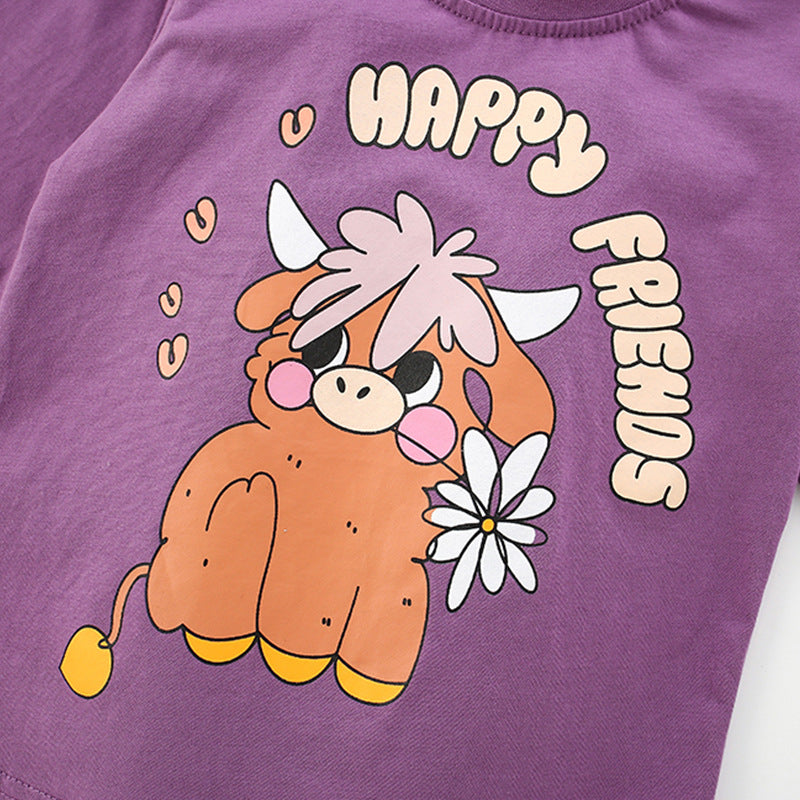 Autumn and Spring Arrival Animals Cartoon Pattern Long Sleeves Top for Stylish Boys, MyKids-USA®, T-Shirts, MyKids-USA -  -  -  -  -  -  - .