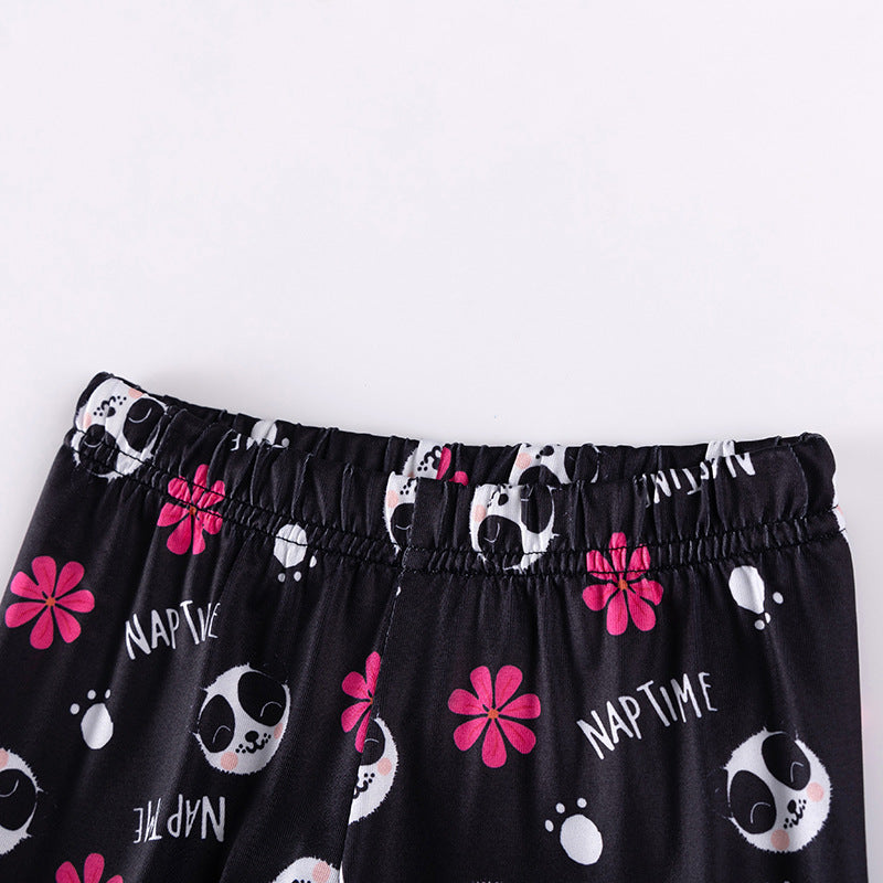 MyKids-USA Spring and Autumn Baby Kids Girls Panda Cartoon Pattern Casual Pajamas Set, MyKids-USA®, Baby & Toddler Sleepwear, MyKids-USA -  -  -  -  -  -  - .