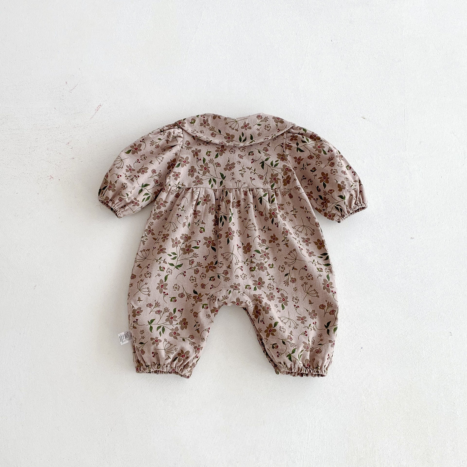 Autumn Arrival Baby Girls Long Sleeves Floral Pattern Single Breasted Rompers, MyKids-USA®, Baby One-Pieces, MyKids-USA -  -  -  -  -  -  - .