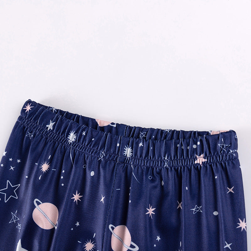 Baby and Kids Girls Universe Cartoon Pattern Long Sleeves Casual Pajamas Clothing Set, MyKids-USA®, Baby & Toddler Sleepwear, MyKids-USA -  -  -  -  -  -  - .