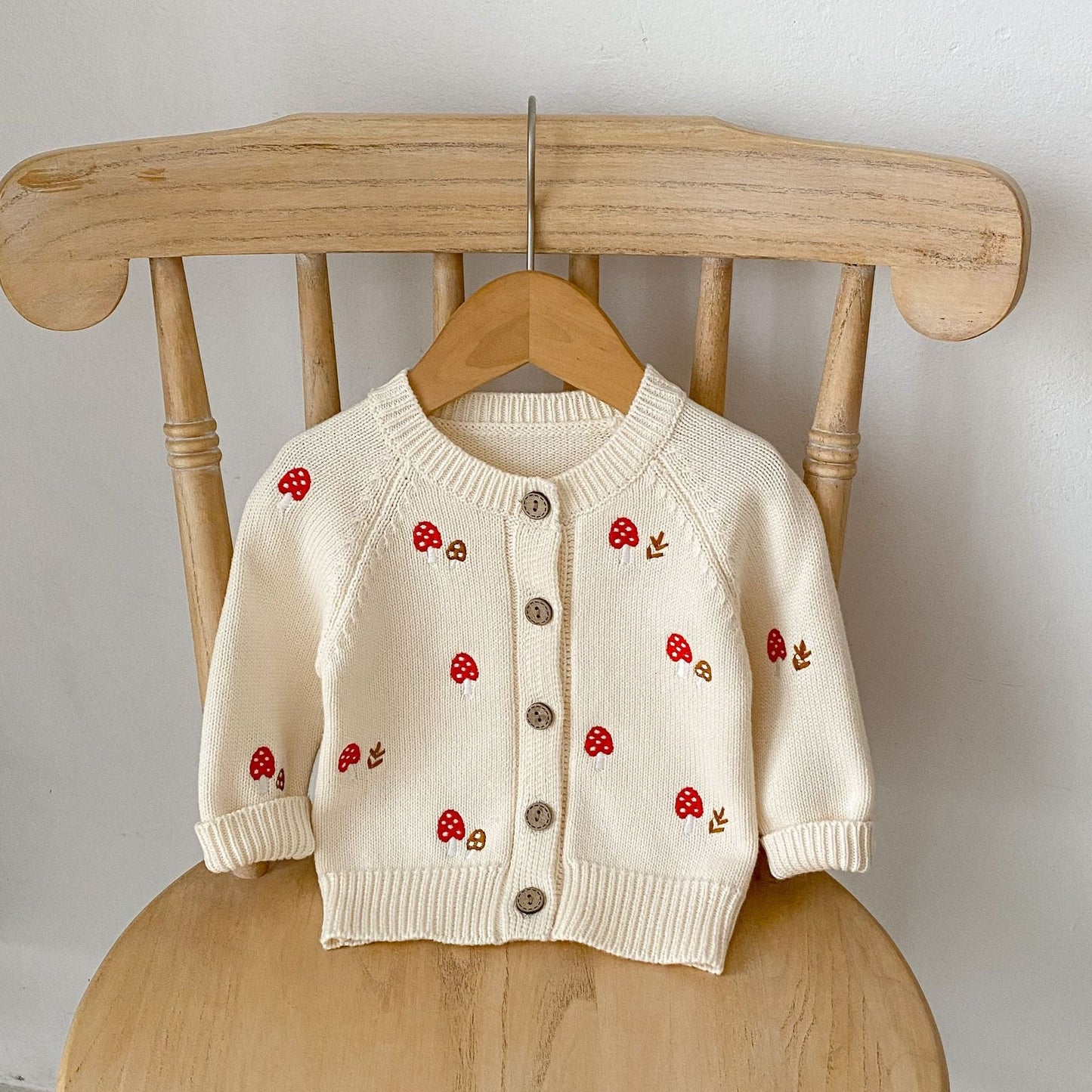 Baby Girl Embroidered Pattern Cardigan, MyKids-USA®, Baby & Toddler Outfits, MyKids-USA - Size/Age - 66 (3-6M) - Color - Apricot -  -  - JM2301141341-1-A.