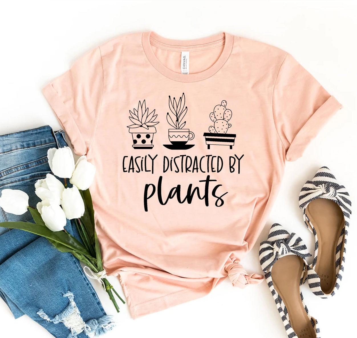 Easily Distracted By Plants T-shirt