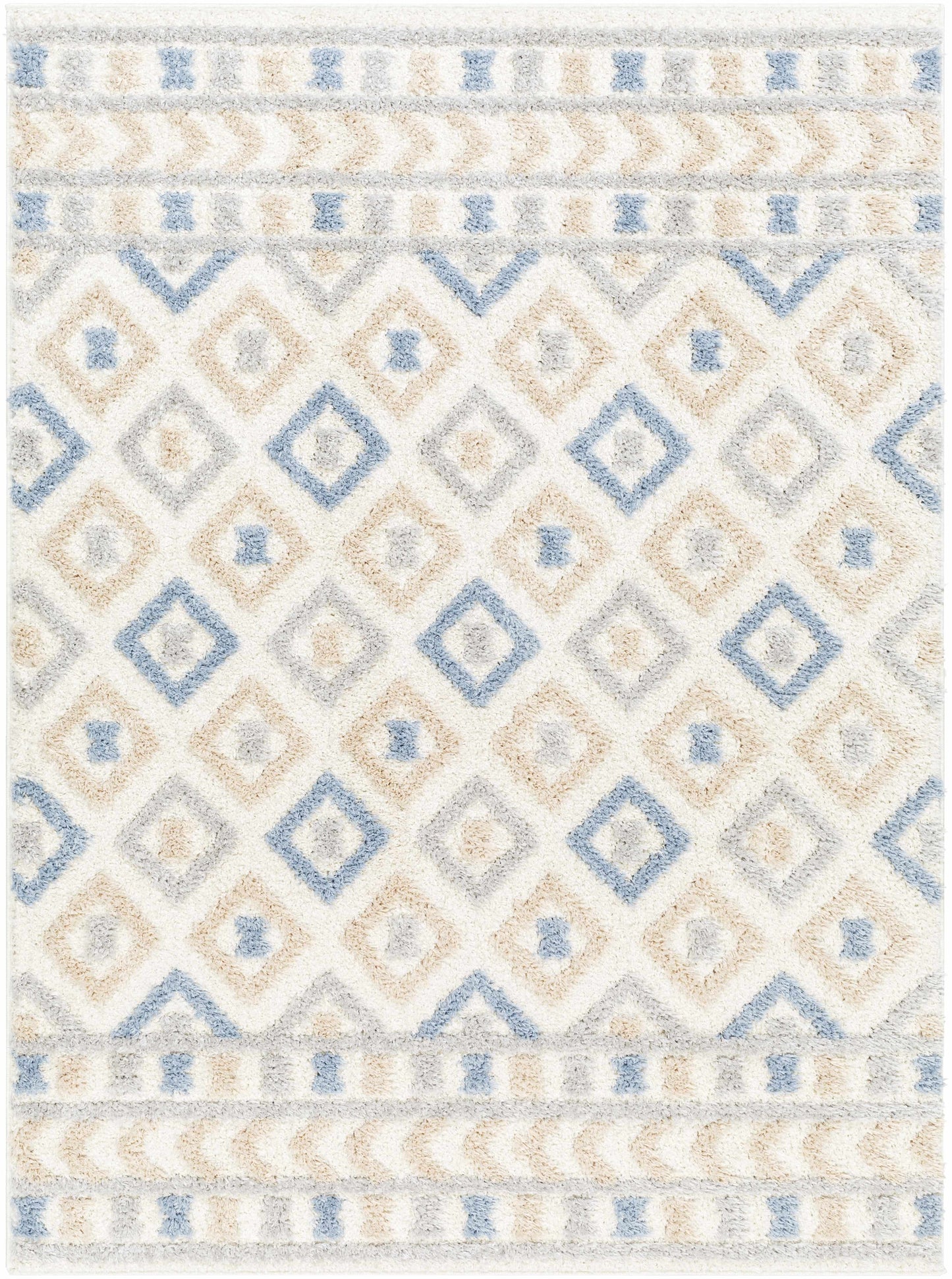 Eivin Pink & Blue Area Rug
