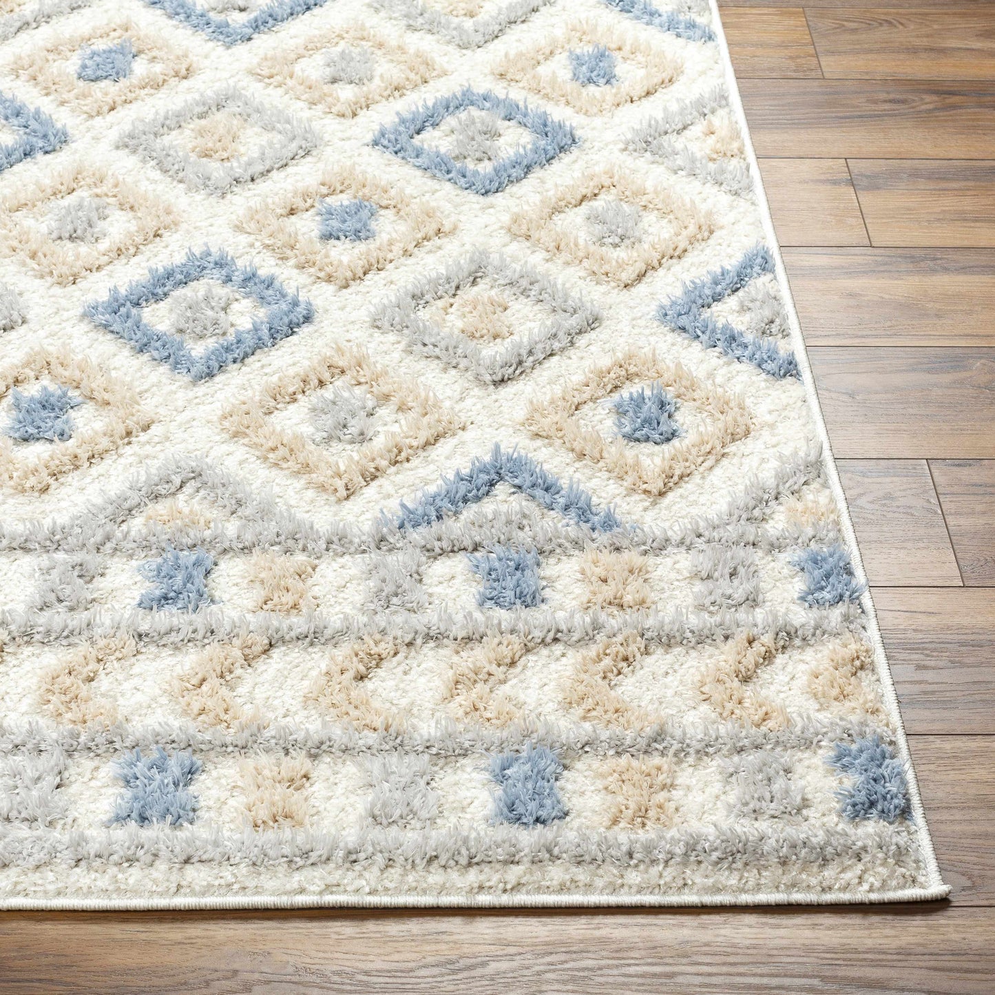 Eivin Pink & Blue Area Rug