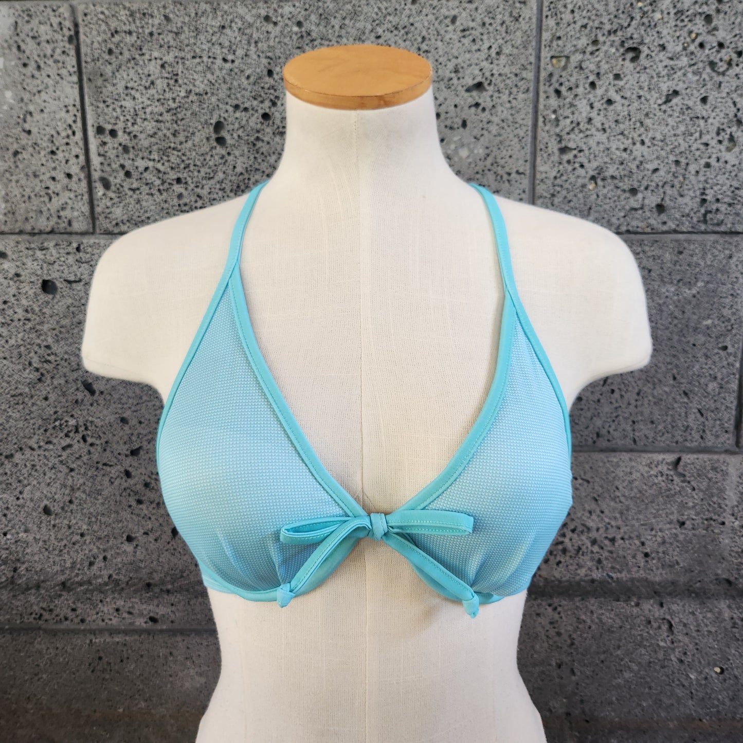 Loco Boutique Stitch Underwire Tie Back Bikini Top
