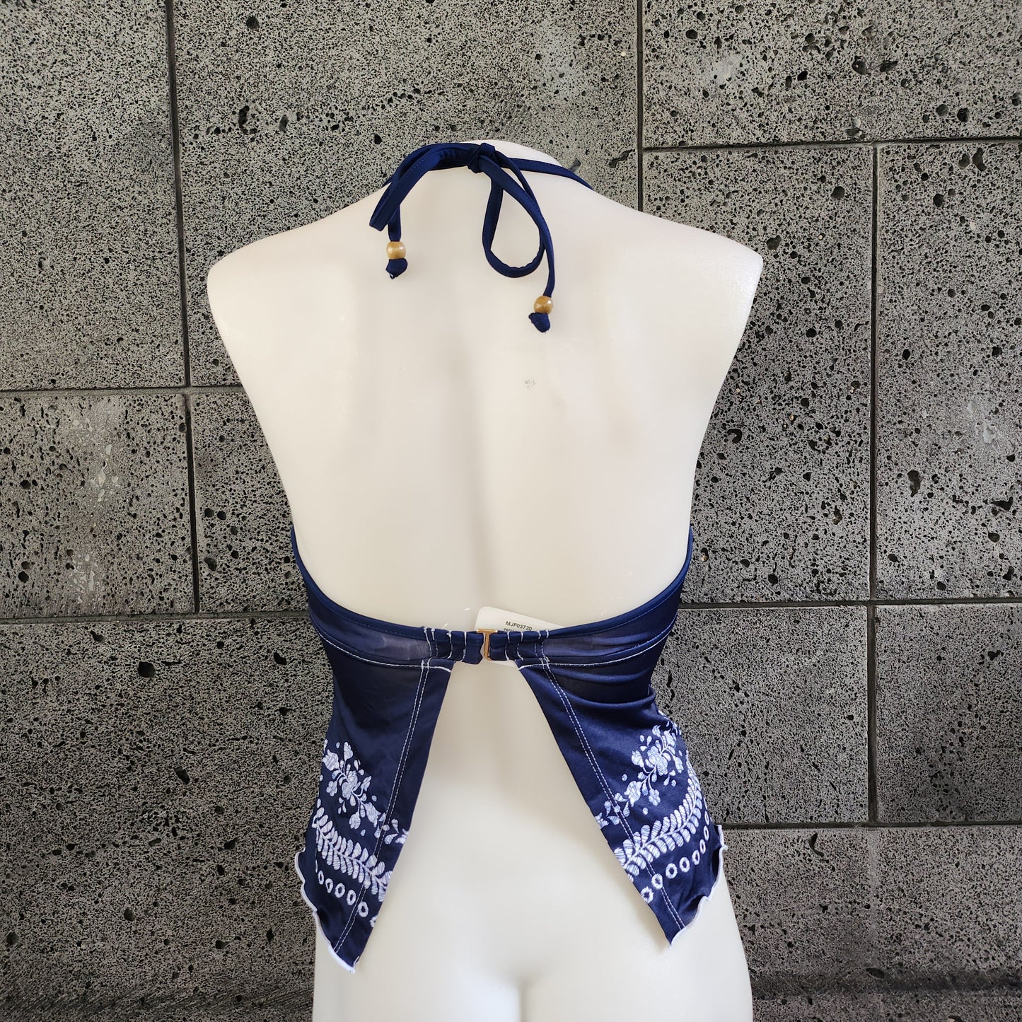 Loco Boutique Loco Broidery Ruffle Tankini Top