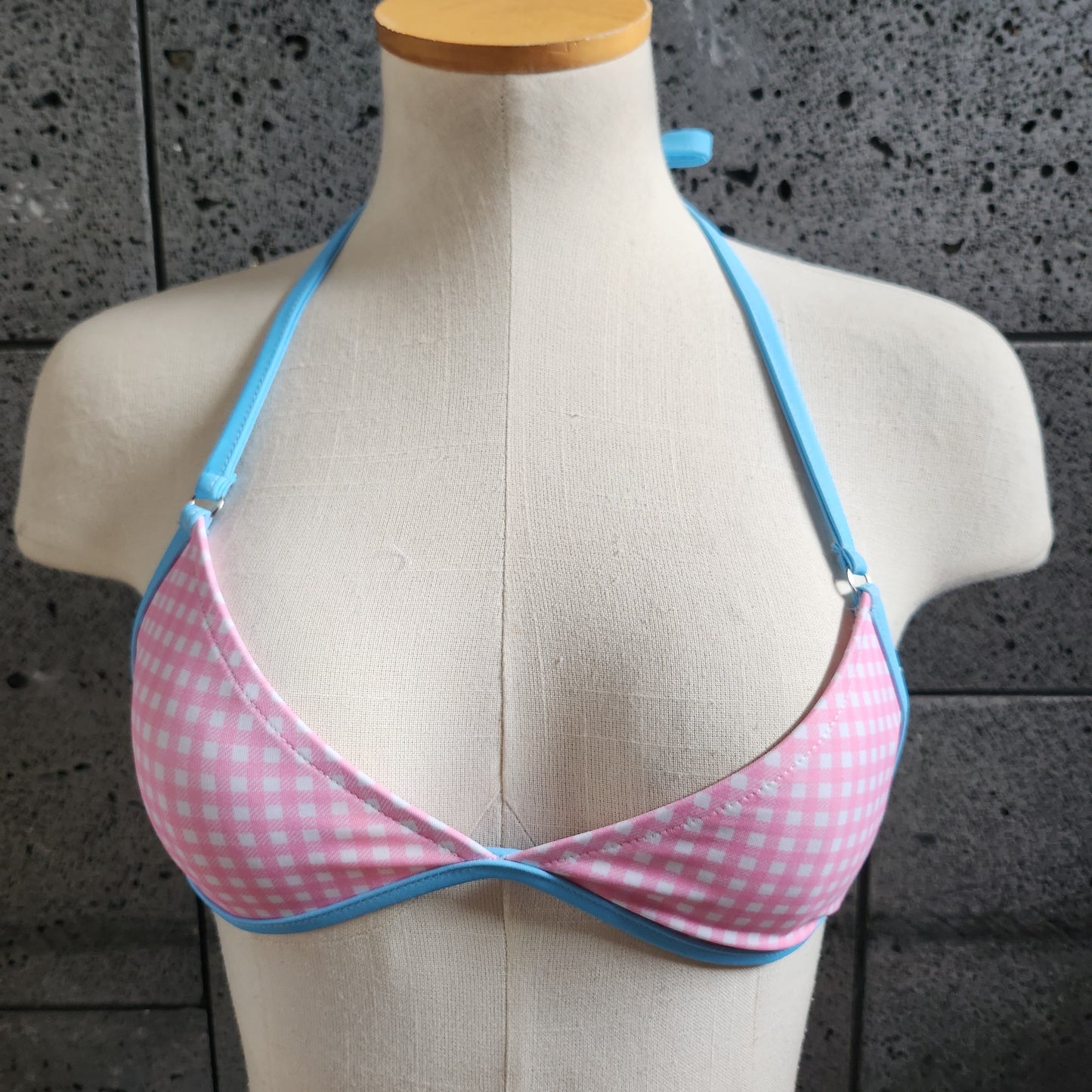 Loco Boutique Picnic Triangle Bikini Top