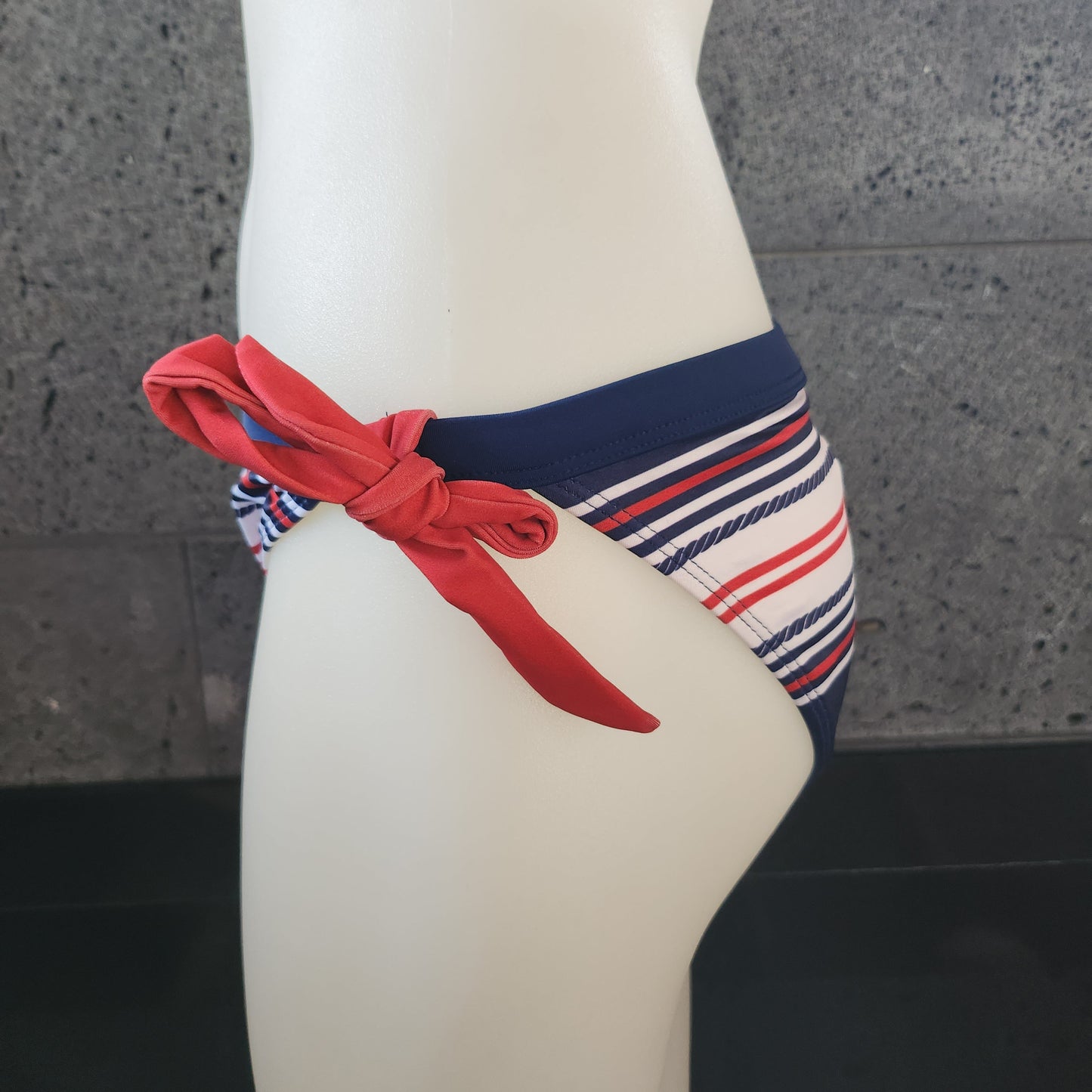Loco Boutique Woman's Yacht Removable Ribbons Bikini Bottom