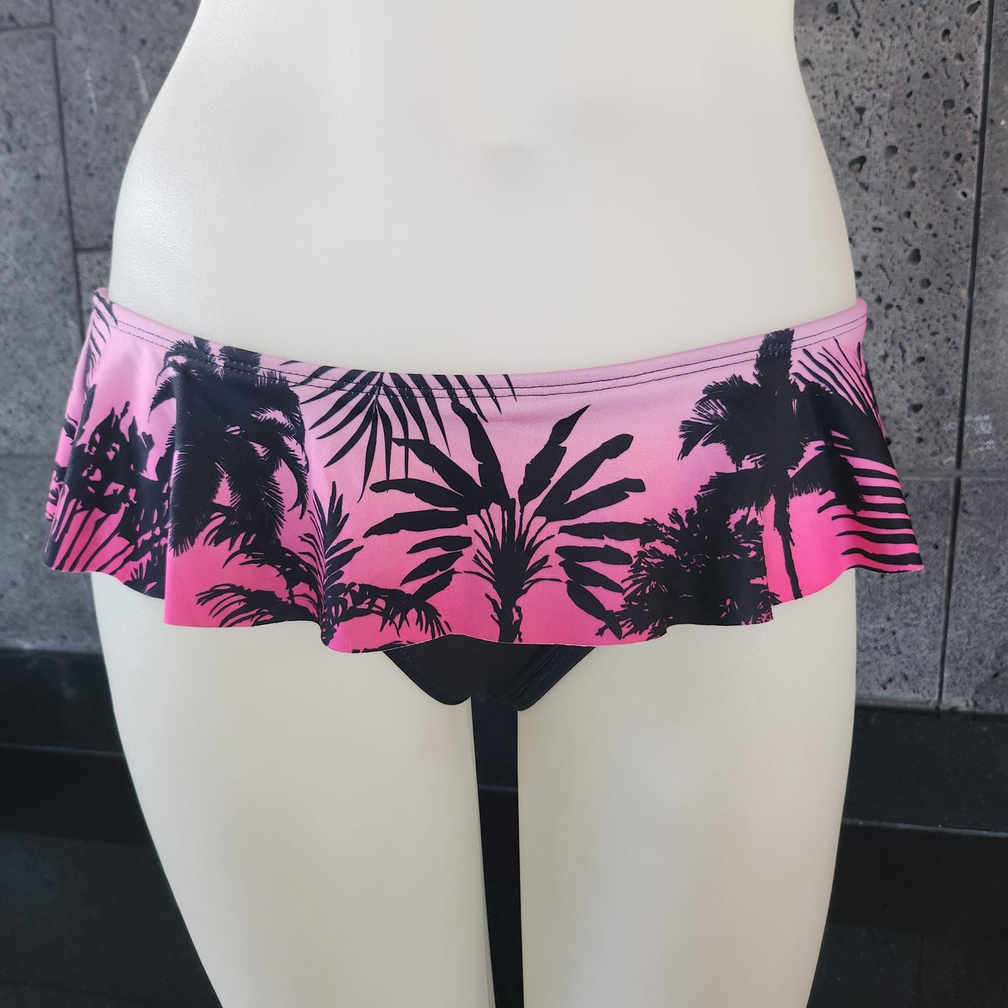 Loco Boutique Shadow Stripe Skirted Bottom