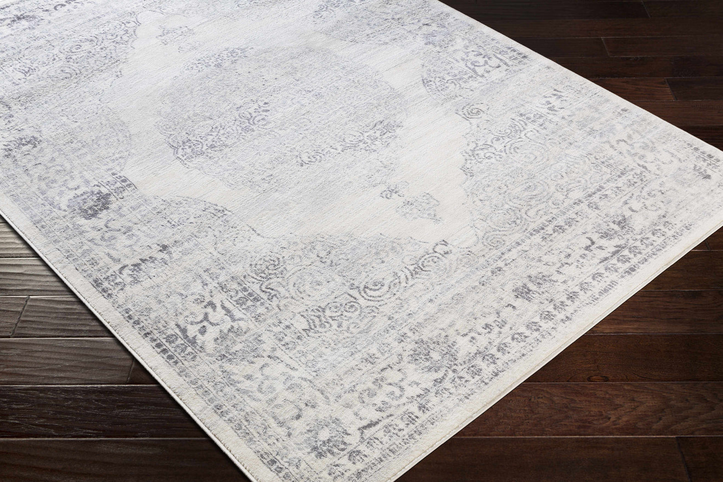 Caloundra 7x9 Distressed Medallion Area Rug - Clearance