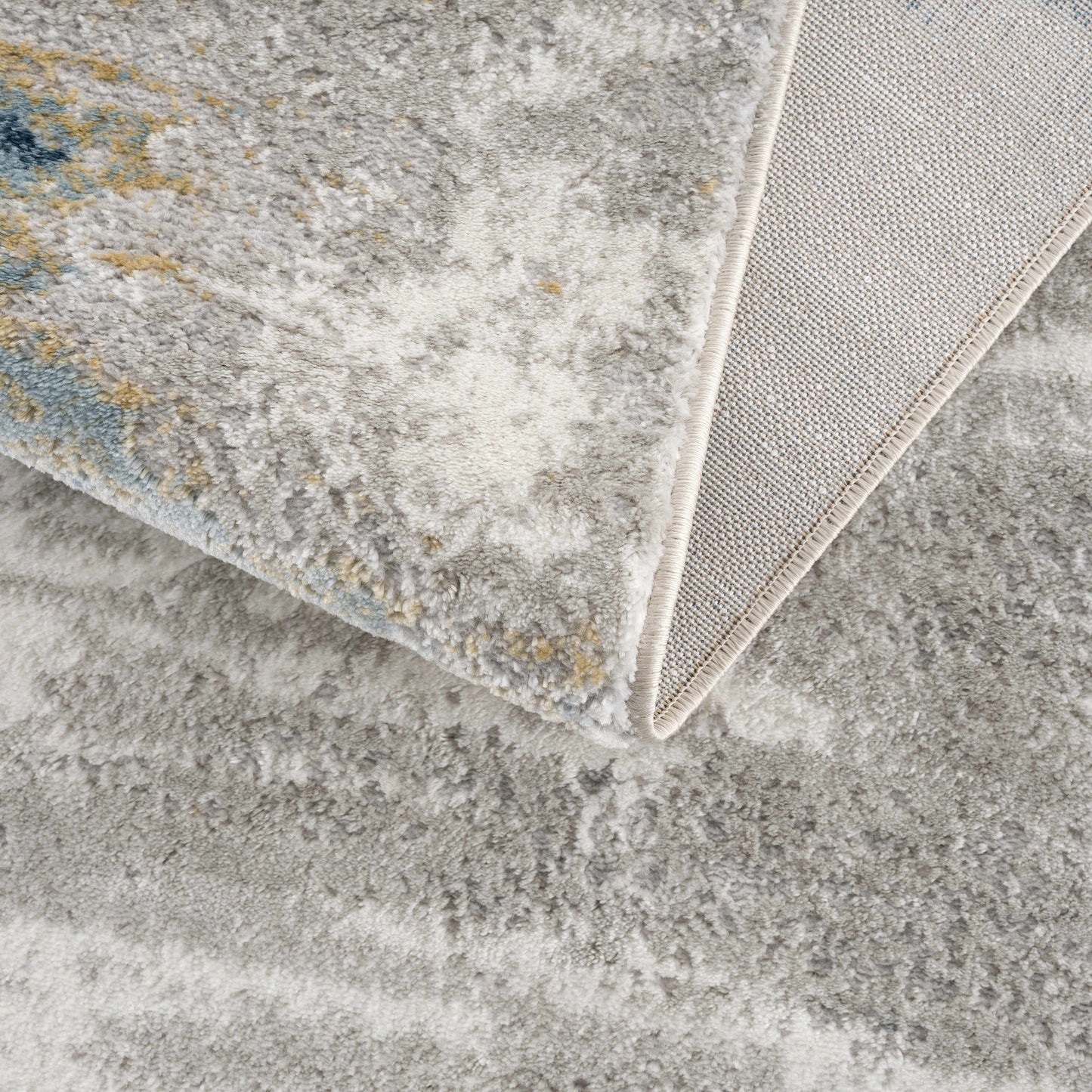 Live Marble Blue Area Rug