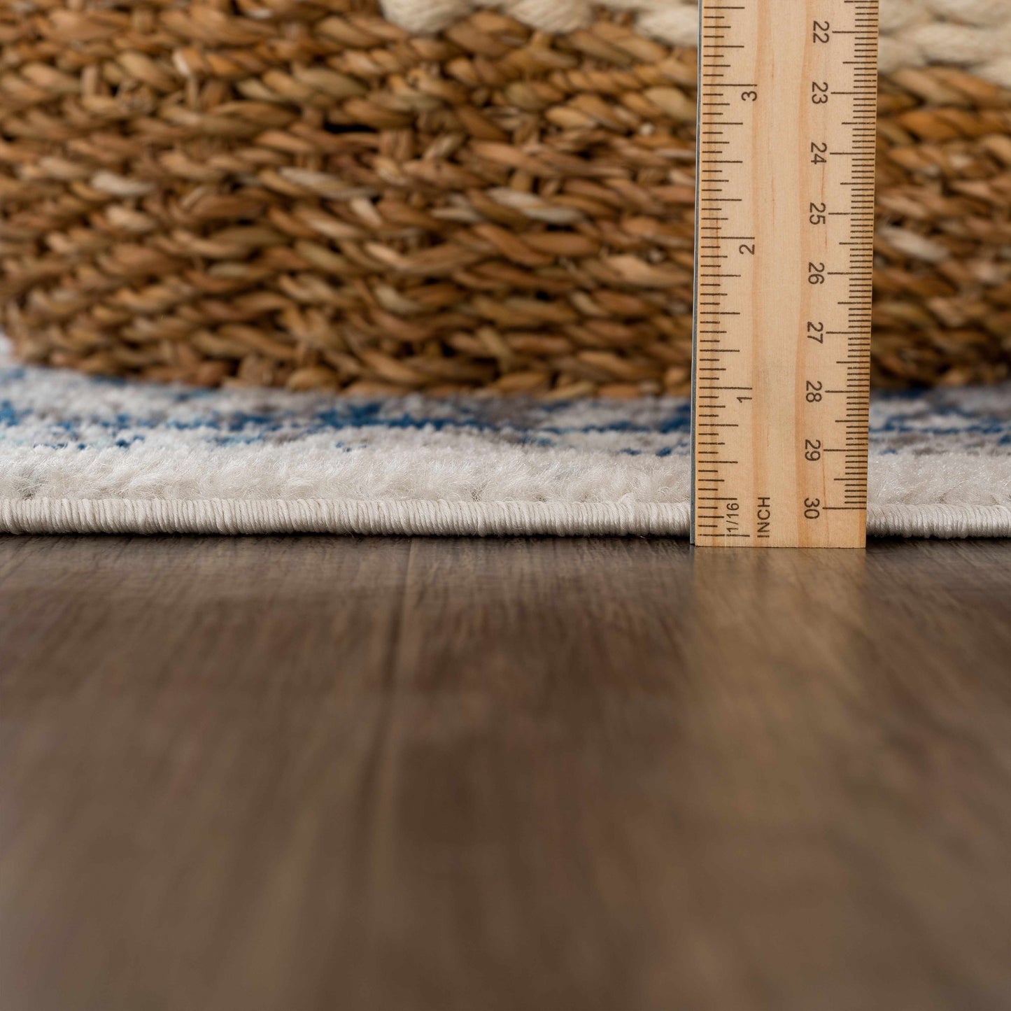 Istanbul Vintage Blue Area Carpet - Clearance