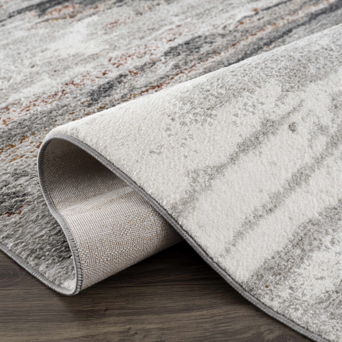 Live Marble Gray Area Rug