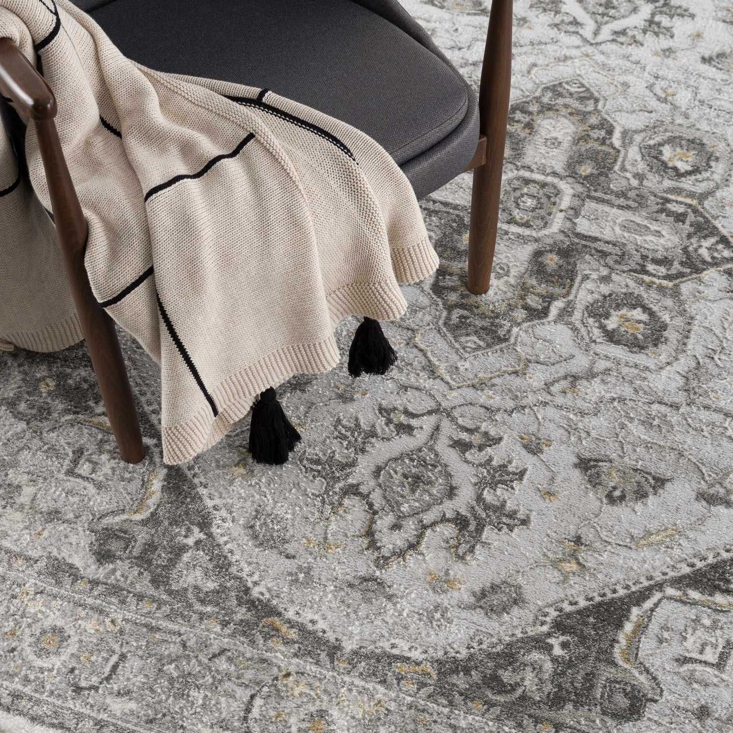 Liverpool Light Gray Area Rug