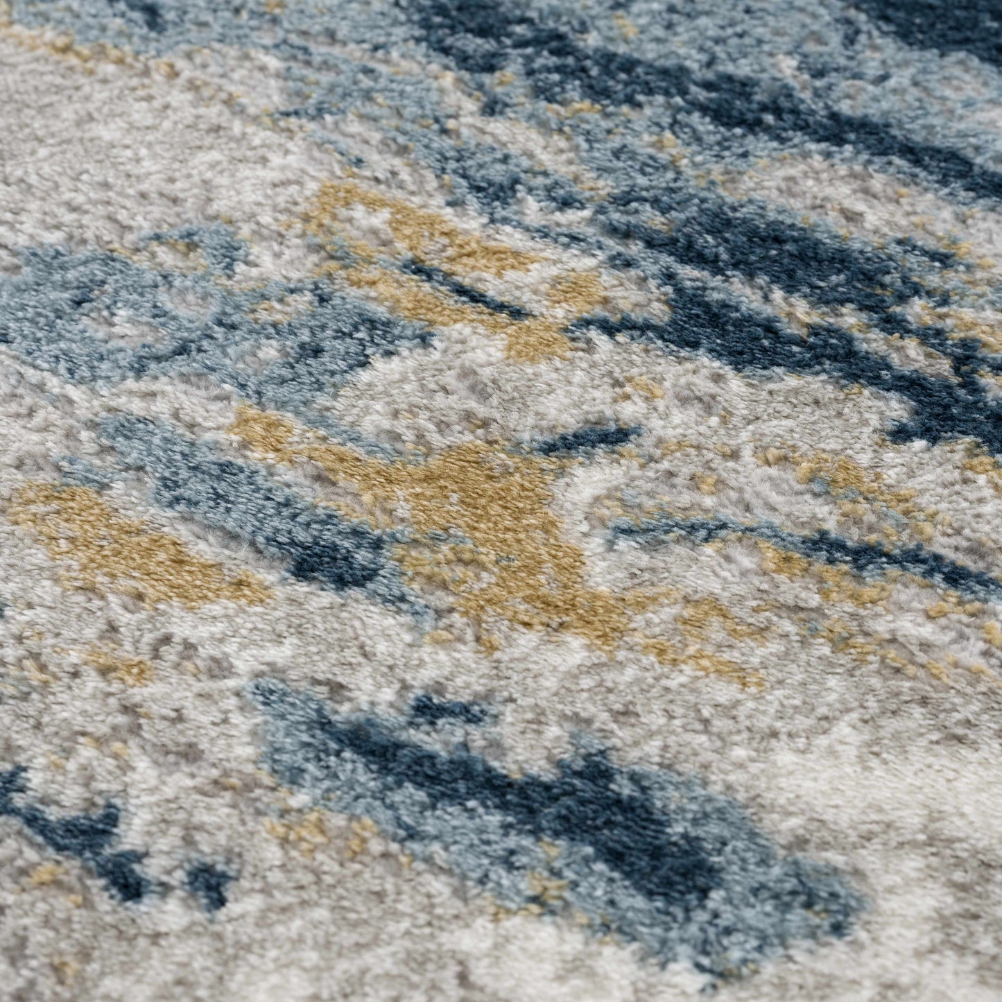 Live Marble Blue Area Rug
